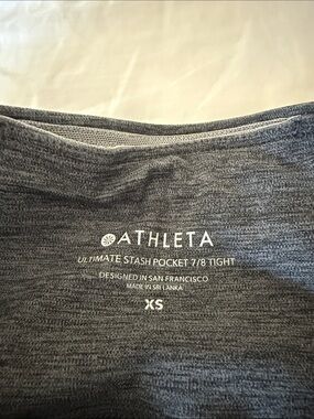 Athleta Gray High-Rise Leggings